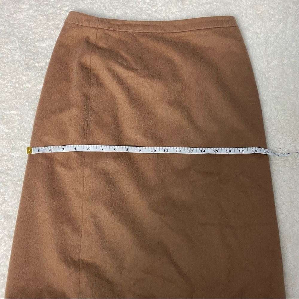 Vintage Suzuya Brown Wool Skirt Size Large - Picture 6 of 7